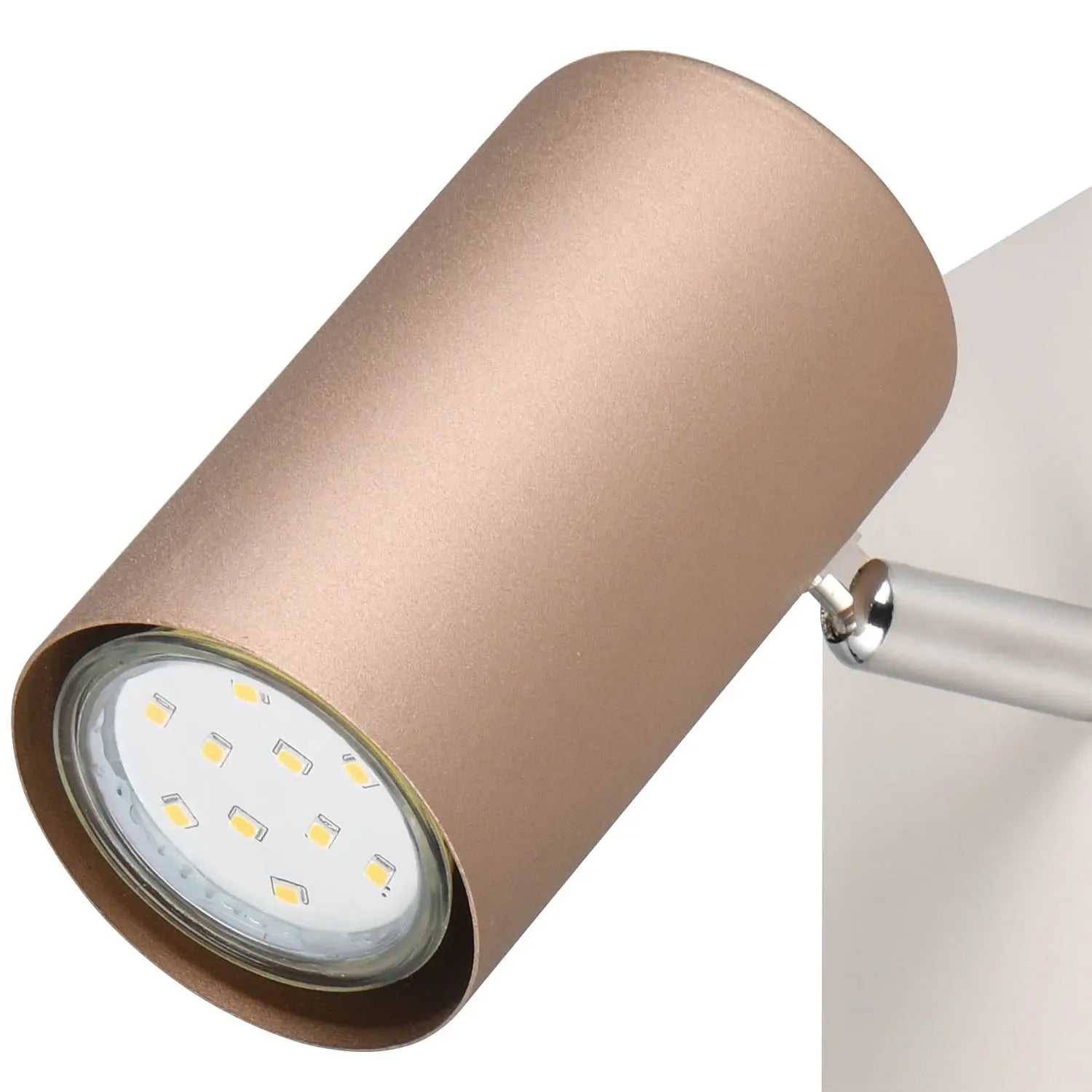 LÚZETE - SPOT DA SOFFITTO/PARETE METALLO COFFEE/GRIGIO GU10 GRAFTON