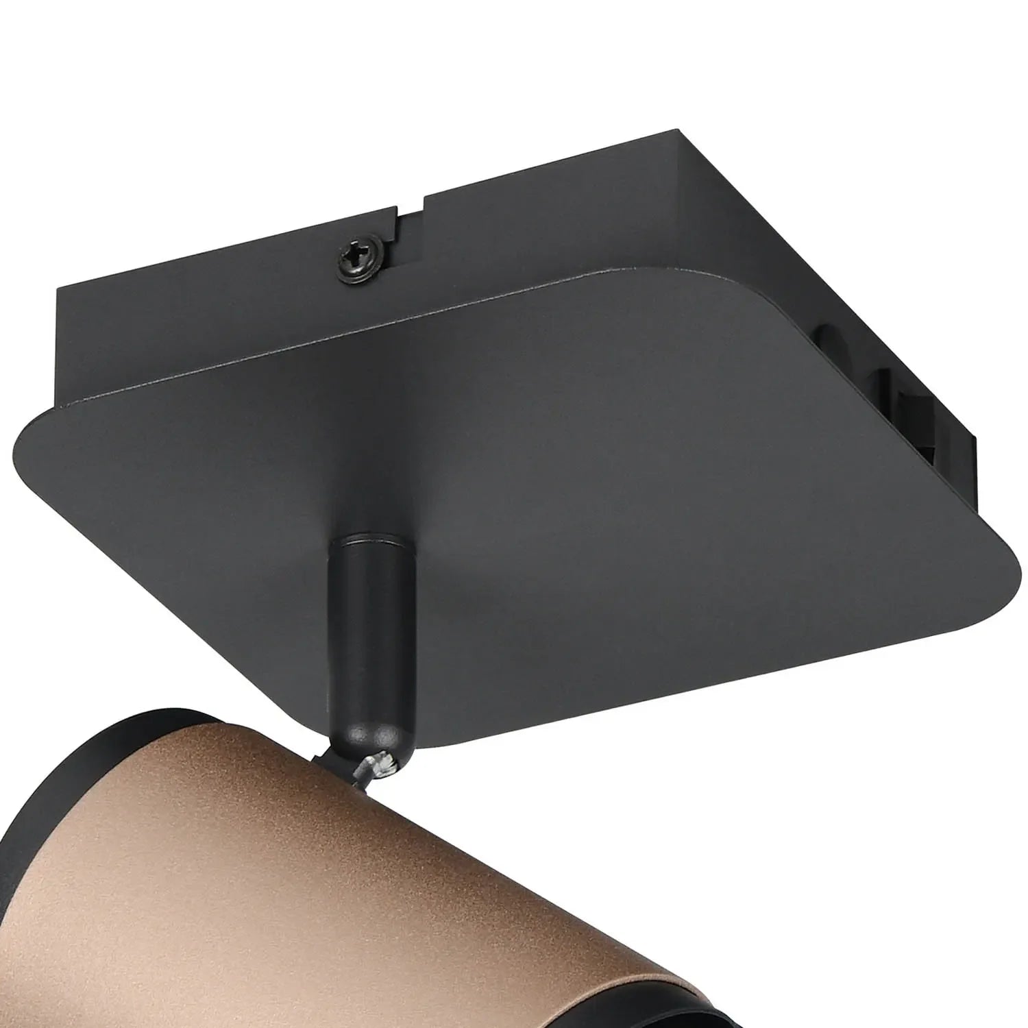 LÚZETE - SPOT MURALE/PLAFONIER GU10 METALLO COFFEE GIADA