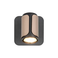 LÚZETE - SPOT MURALE/PLAFONIER GU10 METALLO COFFEE GIADA