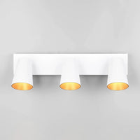 LÚZETE - SPOT SOFFITTO/PARETE 3 LUCI METALLO BIANCO GU10 SILVANO