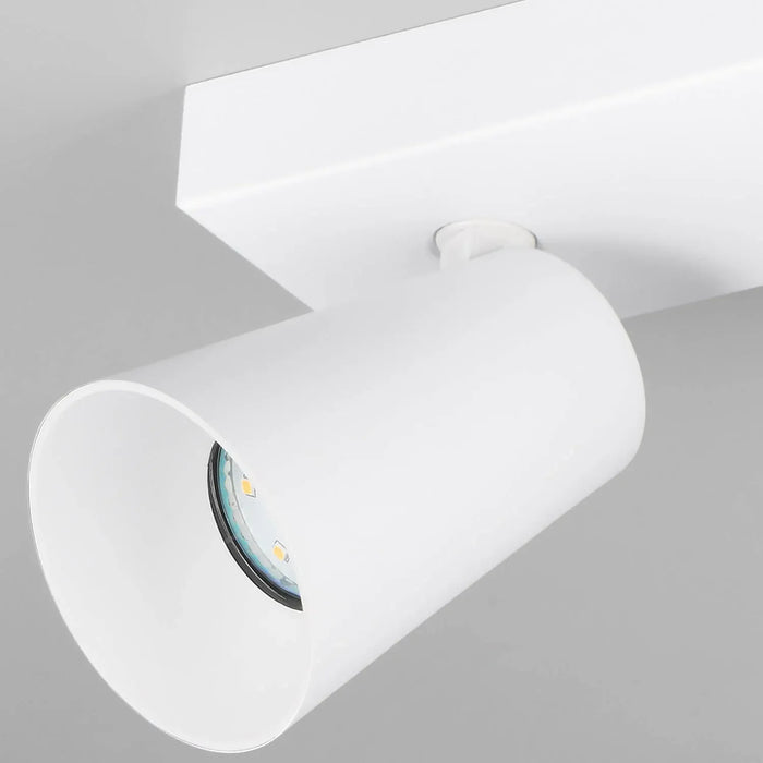 LÚZETE - SPOT SOFFITTO/PARETE 3 LUCI METALLO BIANCO GU10 SILVANO