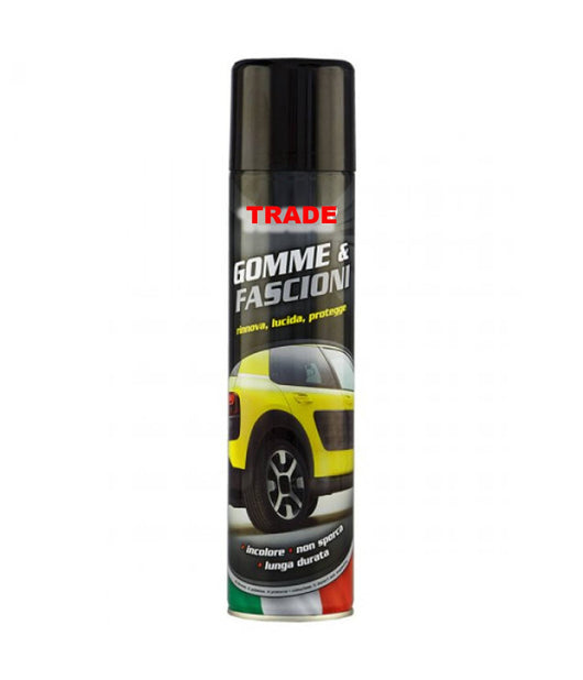 Spray Rinnova Fascioni Pulisce Materiali In Plastica E Gomma Per Auto Camper         