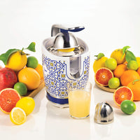 Spremiagrumi elettrico con leva - 2 Coni - Corpo in Metallo - Silenzioso