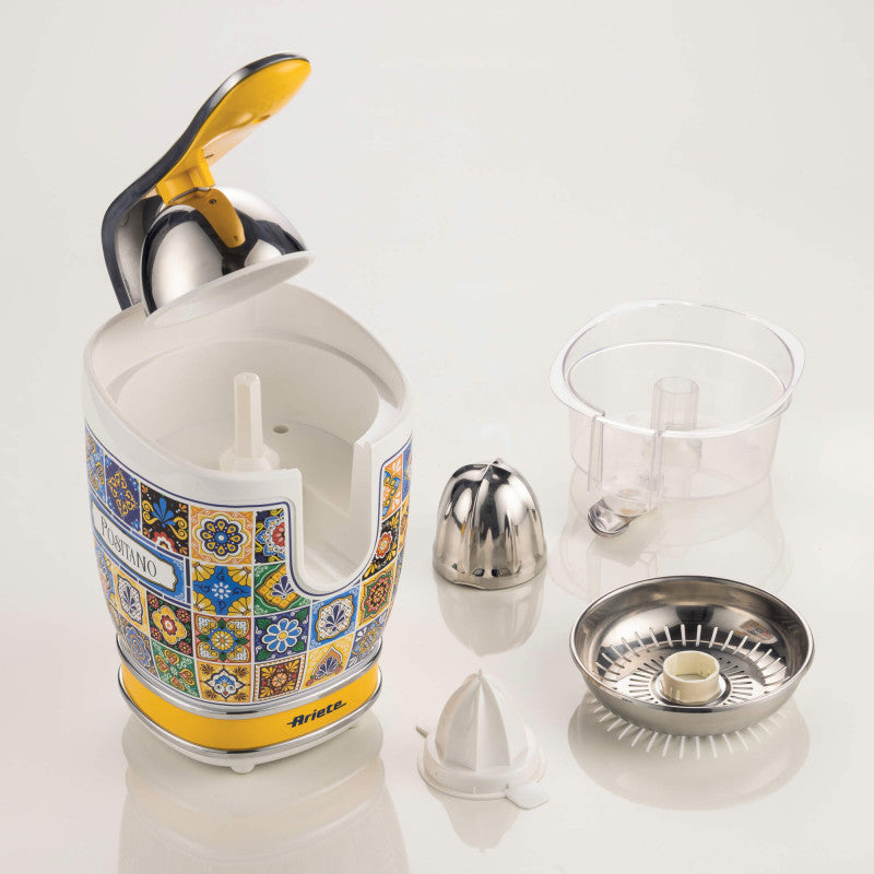 Spremiagrumi elettrico con leva - 2 Coni - Corpo in Metallo - Silenzioso