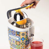 Spremiagrumi elettrico con leva - 2 Coni - Corpo in Metallo - Silenzioso