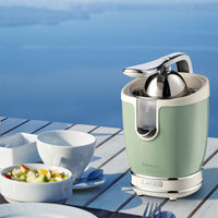 Spremiagrumi Elettrico con Leva - Motore Silenzioso - 85 Watt - Design Vintage - Verde