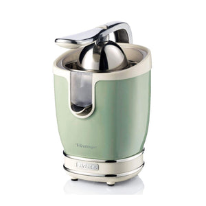 Spremiagrumi Elettrico con Leva - Motore Silenzioso - 85 Watt - Design Vintage - Verde