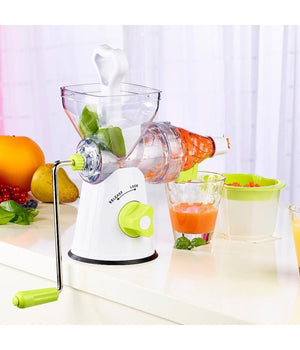 Spremiagrumi Manuale Per Frutta E Verdura A Manovella Centrifuga Separa Succo         