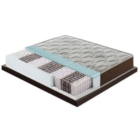 Materasso Piazza e Mezza 140x200 a molle insacchettate, altezza 23 cm , 3 cm memory foam, ortopedico, 800 molle insacchettate, zone di comfort