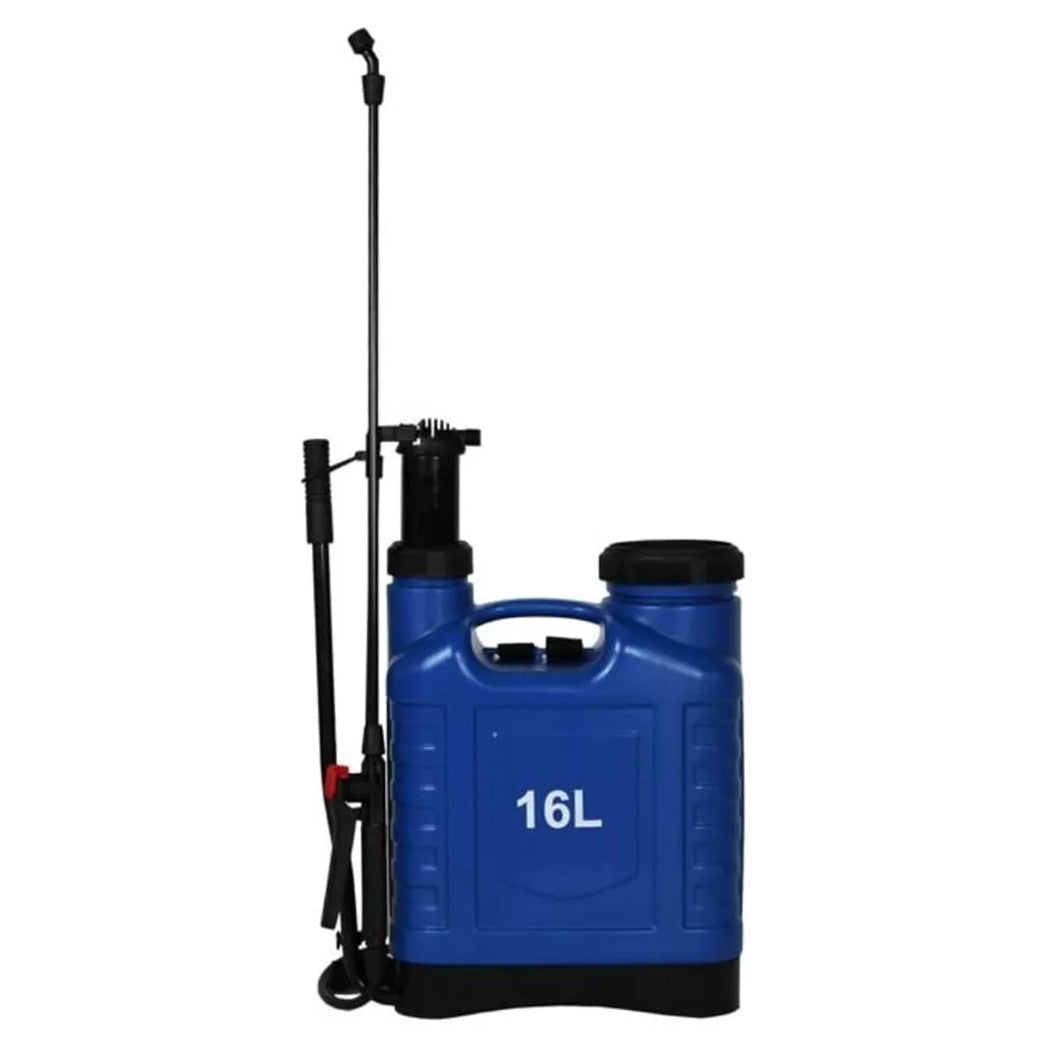 Trade Shop - Spruzzatore A Spalla A Pressione Per Prodotti Giardino A Zaino Da 16lt Con Lancia 016543 -
