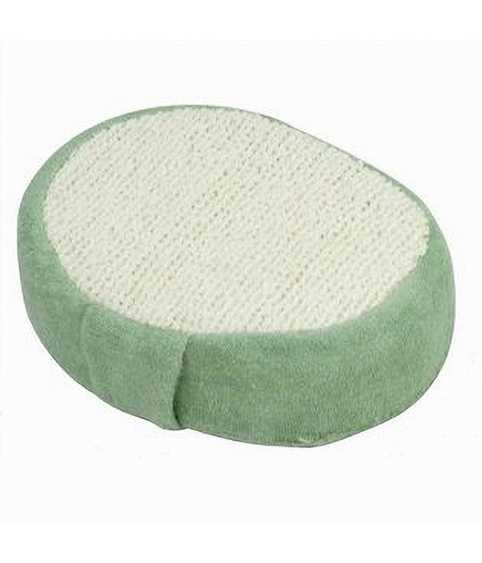 Spugna Da Doccia Bagno Esfoliante Scrub Pelle Corpo Ovale Con Fascia Verde 79656         