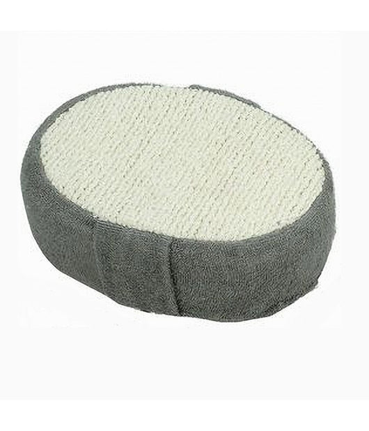 Spugna Doccia Bagno Esfoliante Scrub Pelle Corpo Ovale Con Fascia Grigia 79659         