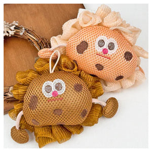 Trade Shop - Spugna Doccia Bagno Spugnetta A Rete Esfoliante Pelle Corpo Con Animaletto 10773         