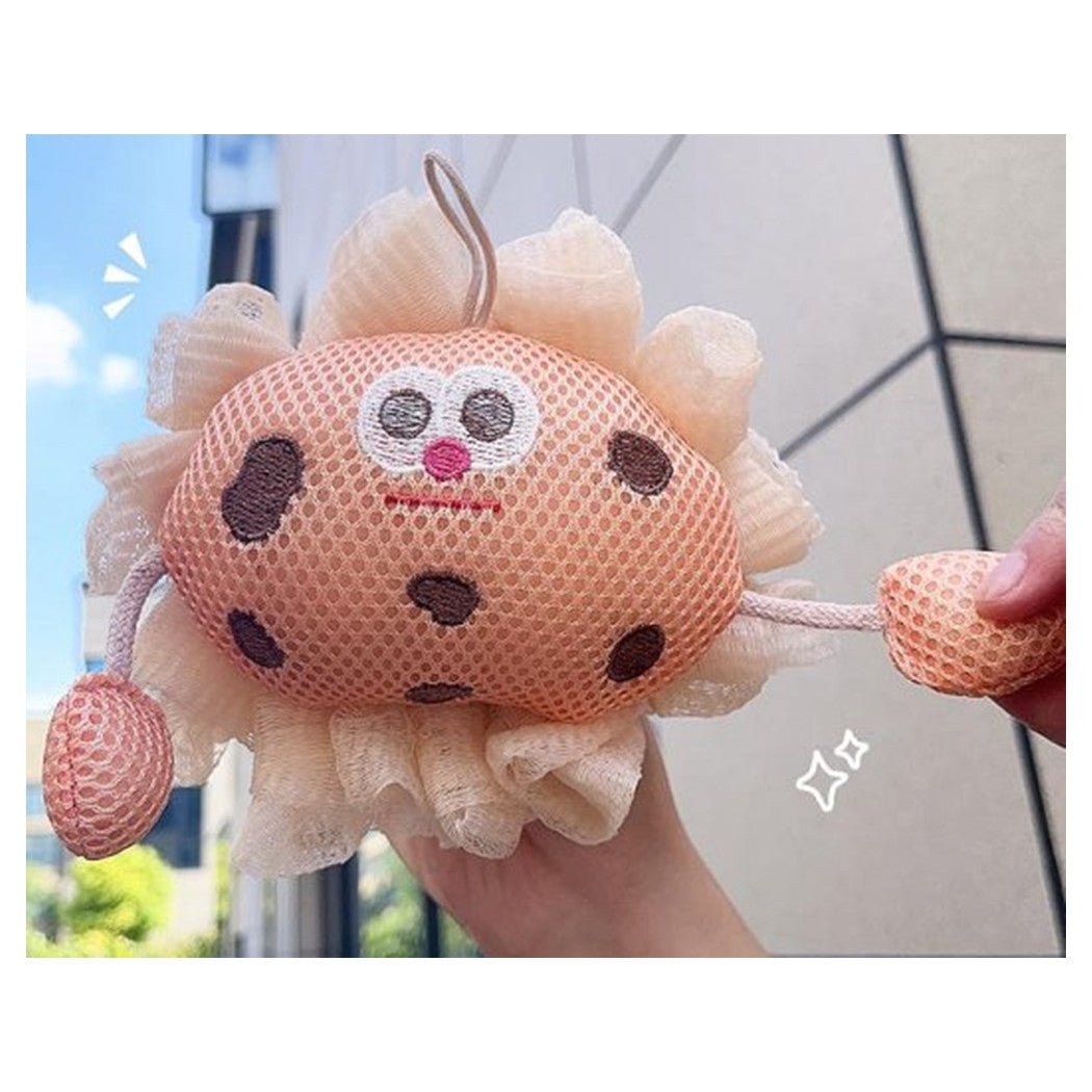 Trade Shop - Spugna Doccia Bagno Spugnetta A Rete Esfoliante Pelle Corpo Con Animaletto 10773         