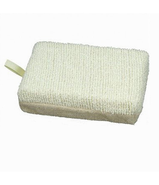 Spugna Doccia Esfoliante Tonica Rilassa Cura Della Pelle Corpo Bagno Beige 79639         