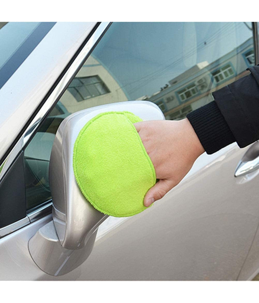Spugna Per Lavaggio Auto Lucidatura Panno In Microfibra Cattura Polvere Vetri         