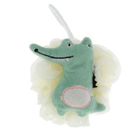 Trade Shop - Spugna Retina Per Doccia Bagno Spugnetta Esfoliante Pelle Corpo Con Animale Peluche 87248         