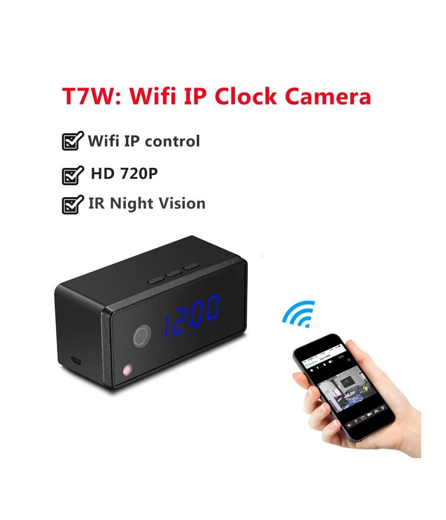 Spy Cam Orologio Microspia Full Hd Wifi Smartphone Visone Notturna Microcamera         