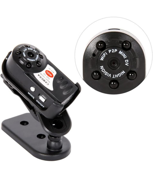Spy Cam Q7 Hd Wifi Spia Microspia Microcamera Mini Dv Usb Foto Video Android Ios         