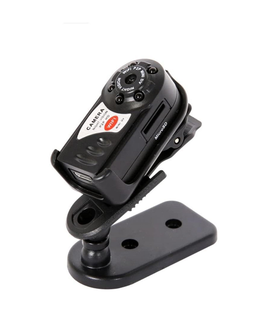 Spy Cam Q7 Hd Wifi Spia Microspia Microcamera Mini Dv Usb Foto Video Android Ios         