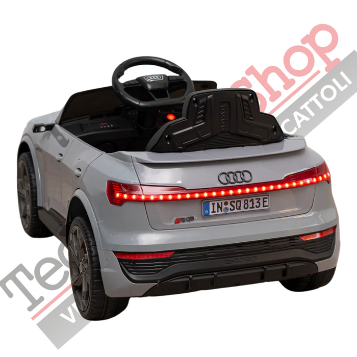 Auto Elettrica per Bambini Audi Q8 12V-Grigio