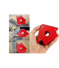 Squadra Magnetica Magnete Per Saldatura Saldatrice 45° 90° 135° 75 Lb 33 Kg         
