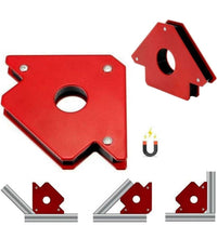 Squadra Magnetica Magnete Per Saldatura Saldatrice 45° 90° 135° 75 Lb 33 Kg         