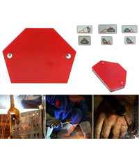 Squadra Magnetica Magnete Saldatura 30° 45° 60° 75° 90° 120° 25lb 12kg Esagonale         