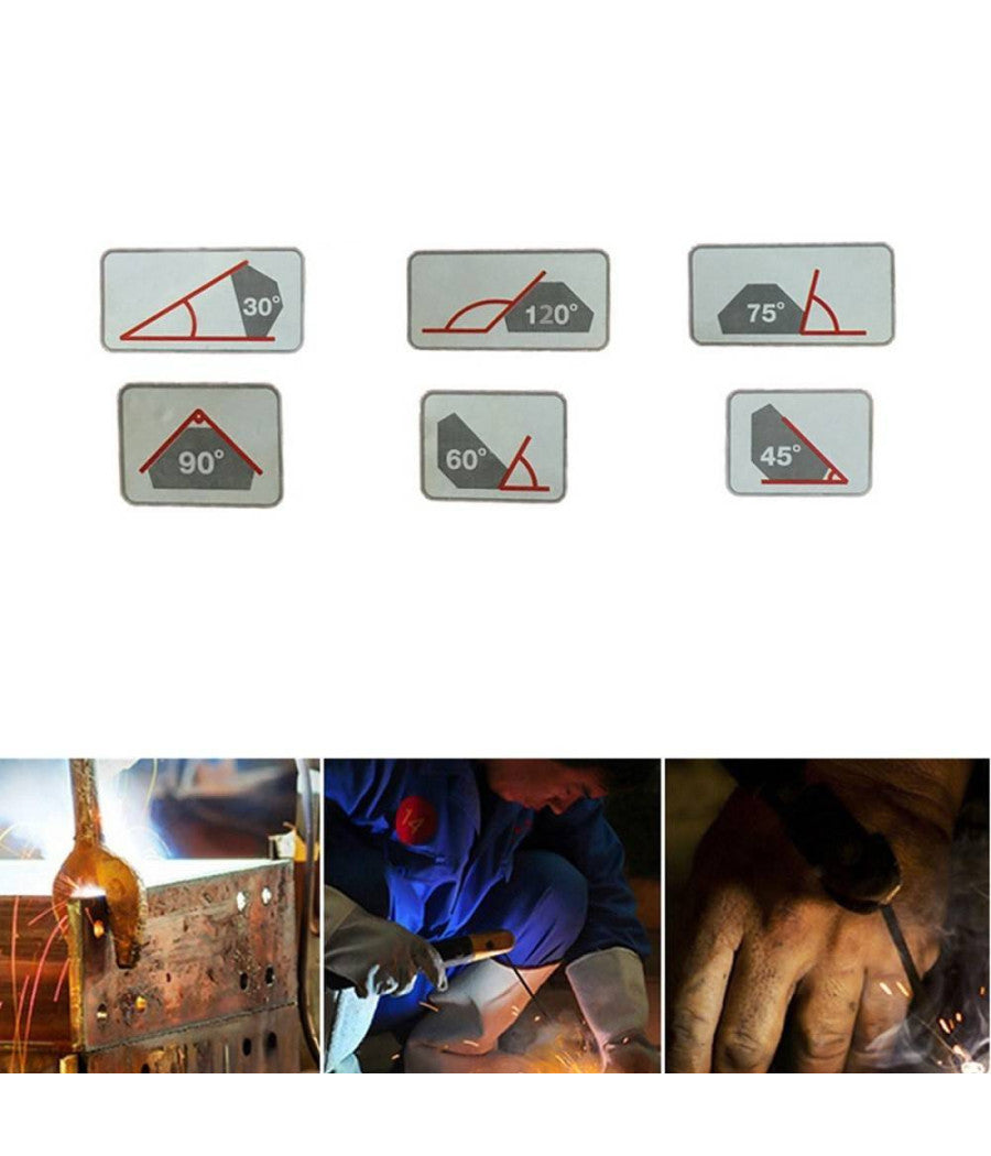 Squadra Magnetica Magnete Saldatura 30° 45° 60° 75° 90° 120° 25lb 12kg Esagonale         
