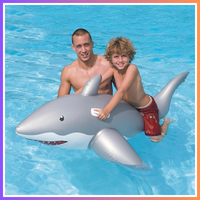 Squalo gonfiabili per bambini gonfiabile piscina giochi mare salvagente estate