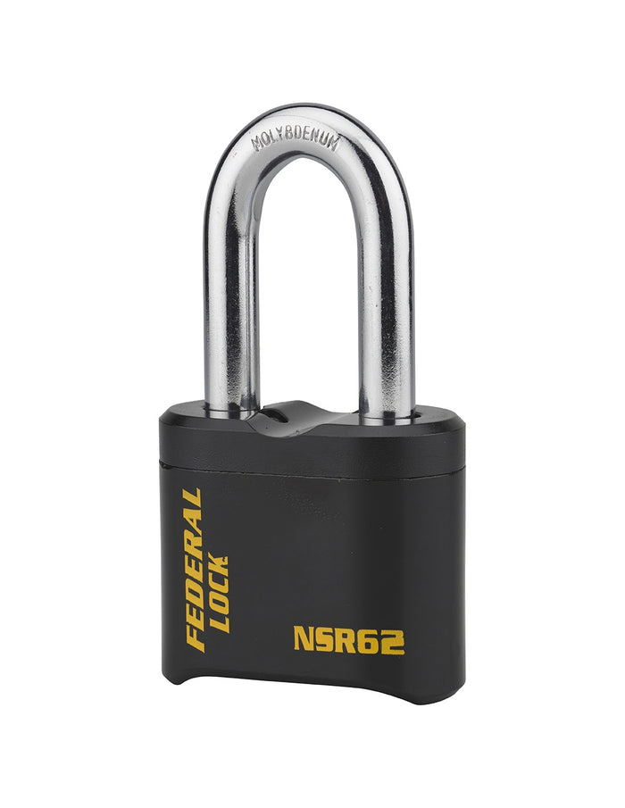 Lucchetto alta sicurezza combinazione modificabile SRH, nero, acciaio al molibdeno - THIRARD