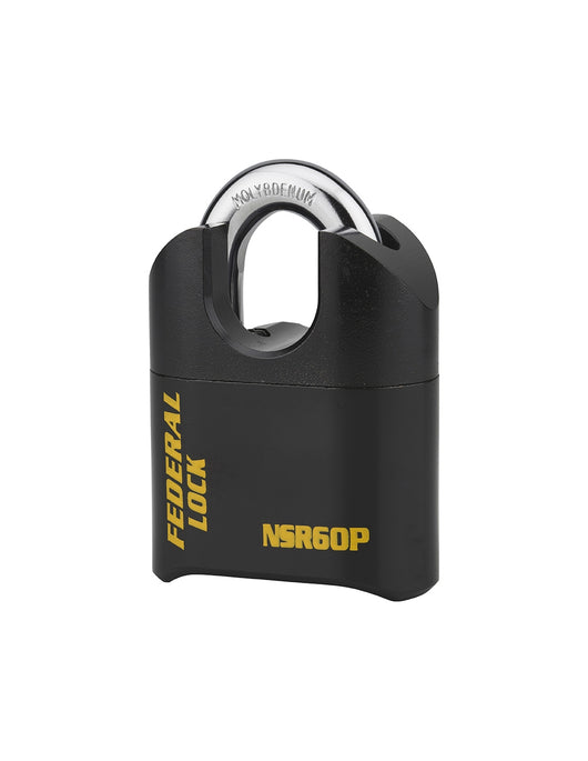 Lucchetto alta sicurezza combinazione modificabile SRP, nero, arco protetta 60mm acciaio al molibdeno - THIRARD