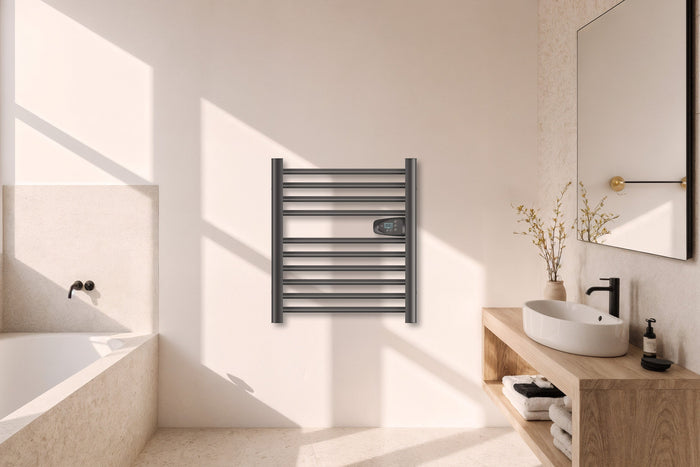 Scaldasalviette elettrico senza fluido 300W H.62xL54cm Bestherm HESTIA nero