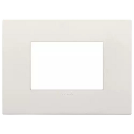 Placca classica tecnopolimero avorio 3 moduli serie arkè vimar 19653 *** colore avorio, confezione 1
