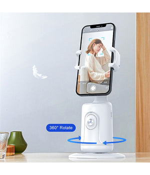 Stabilizzatore 360° Gimbal Per Video Live Con Rilevamento Volto Automatico         