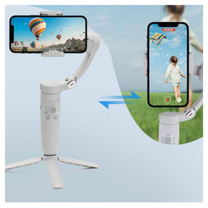 Trade Shop - Stabilizzatore Portatile A 3 Assi Per Smartphone Resistente M1 Pieghevole Per Casa Viaggi -