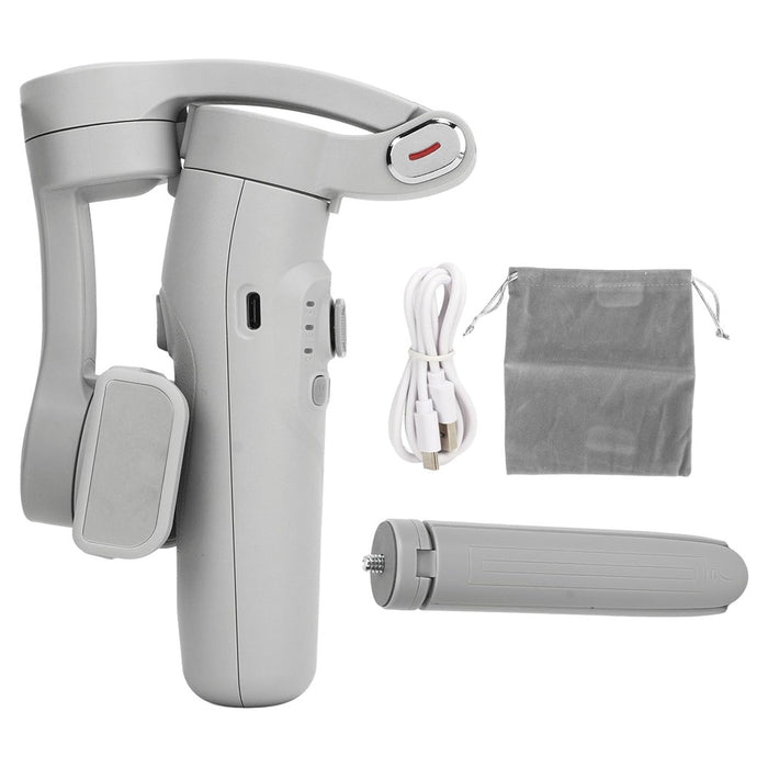 Trade Shop - Stabilizzatore Portatile A 3 Assi Per Smartphone Resistente M1 Pieghevole Per Casa Viaggi -