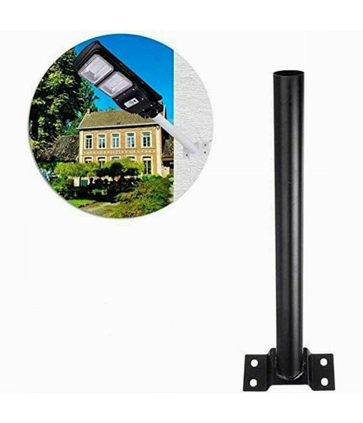 Staffa Palo Per Lampione Solare Stradale Supporto In Metallo Staffa Muro Parete         