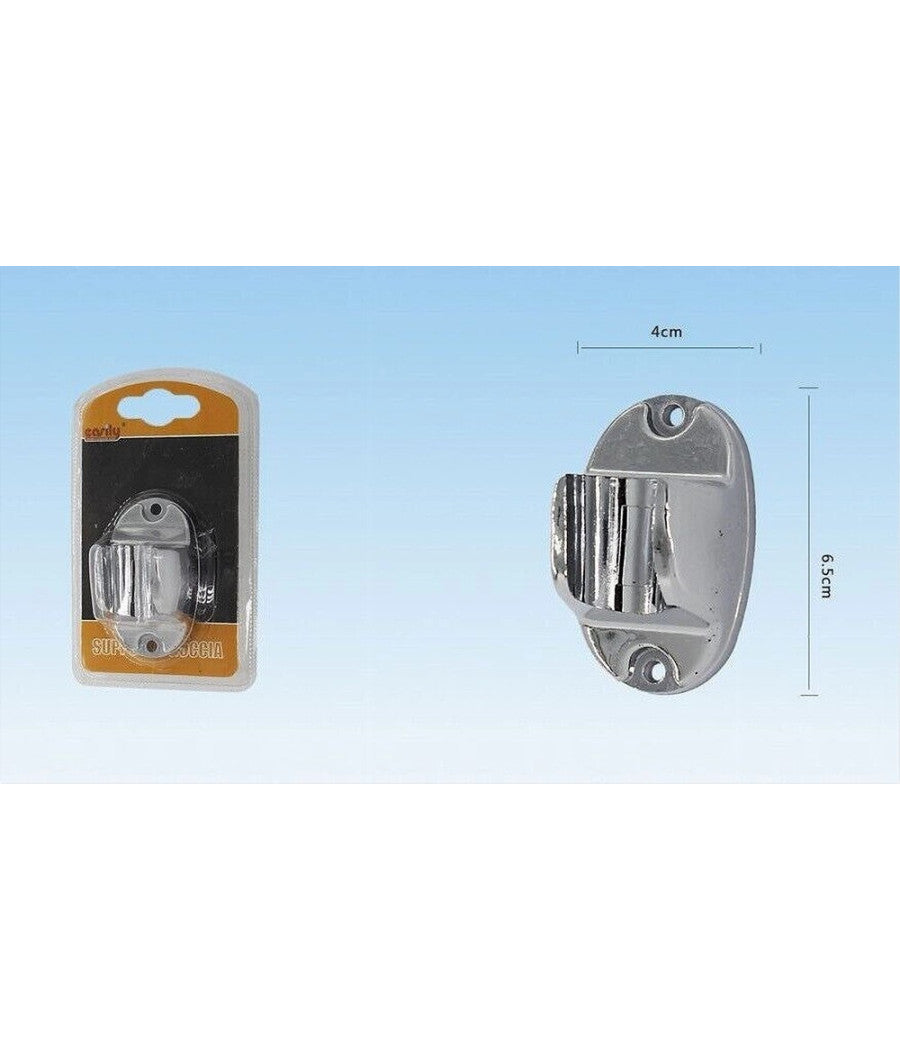 Staffa Supporto A Muro Per Doccia Doccetta Soffione Universale 3.5 X 6.5cm 52224         