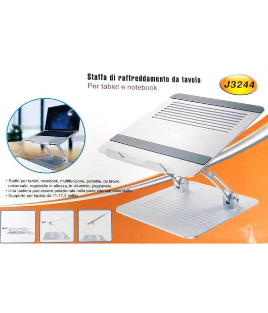 Staffa Supporto Base Di Raffreddamento Da Tavolo Notebook Tablet Portatile J3244         