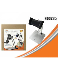Staffa Supporto Da Tavolo In Alluminio Per Smartphone Tablet Pieghevole Hd3285         