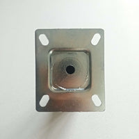 Staffa zincata per proiettore stradale con flangia di fissaggio