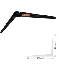 Staffe Angolari 2pz Supporto Staffa Angolare Reggimensole Angolo 90° 200x250mm         