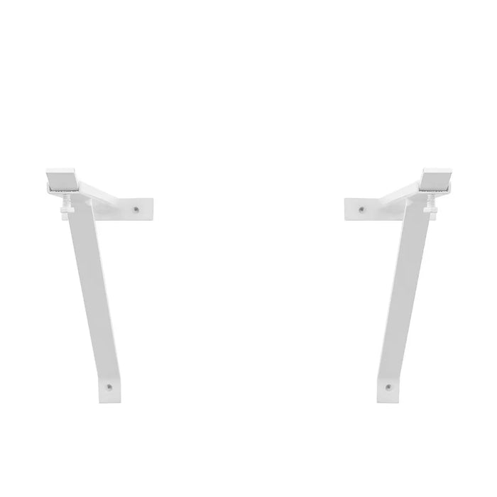 Coppia staffe per pilozzo sospeso regolabili 28-46 cm in acciaio