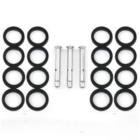 Palo Centrale della Balaustra Alto 110cm in Acciaio Inossidabile Solido Robusto