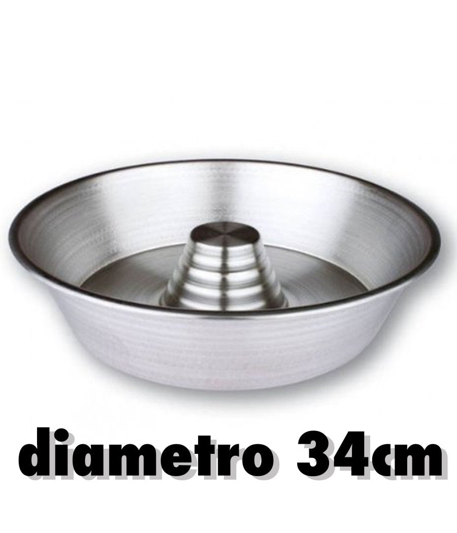 Stampo Da Forno Ruoto Con Cono Ciambelle Casatielli Bakery Torte Rustici Cm.34         