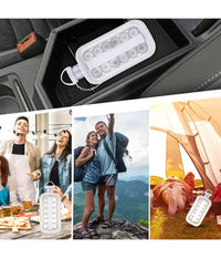 Stampo Forma Per 17 Cubetti Di Ghiaccio Portatile Bottiglia Termica Bibite 2in1         