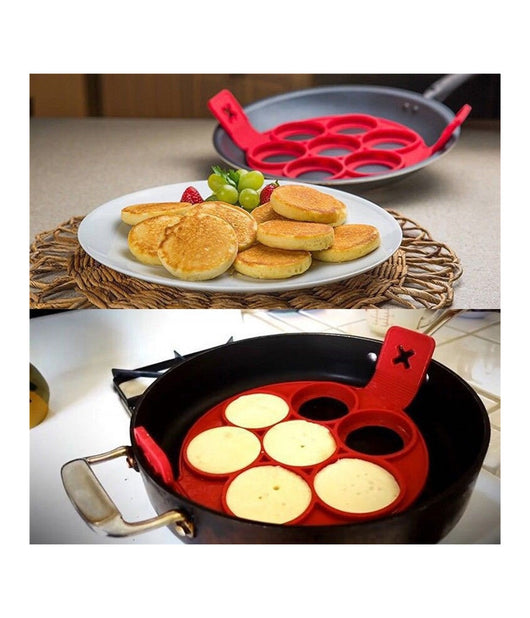 Stampo In Silicone Per Pancakes Cucina Frittelle Antiaderente Padella Omelette         