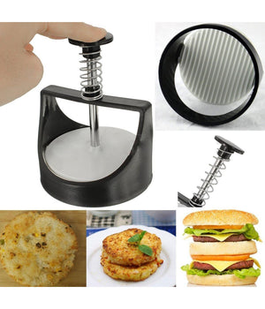 Stampo Pressa Panino Per Hamburger Gadget Cucina Crea Panini Formina Utensile         
