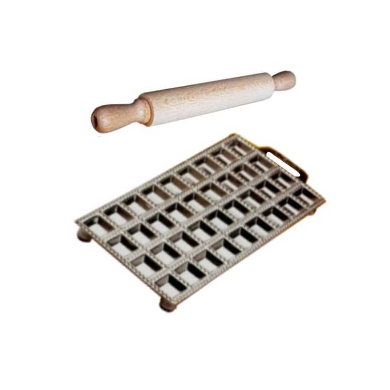 Stampo Ravioli Classici 24 con Rullo Ottinetti